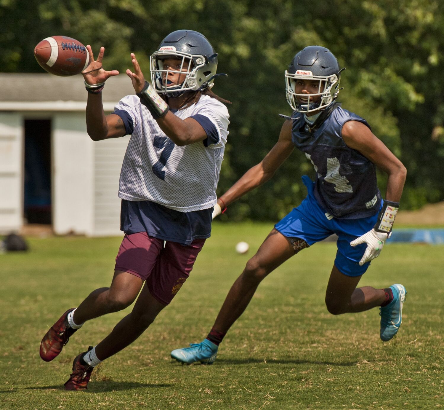 East Forsyth football first day